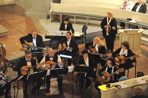 Mandolinenorchester "Euphonia" in der Stadtkirche Waltershausen